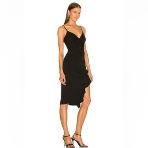 Natasha Ruffle Midi Dress